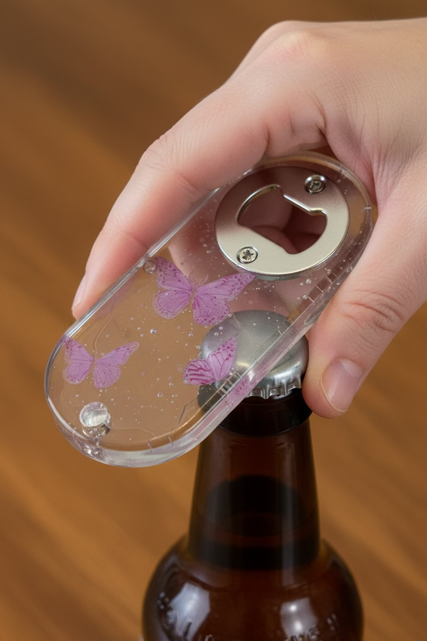 Butterfly bottle opener