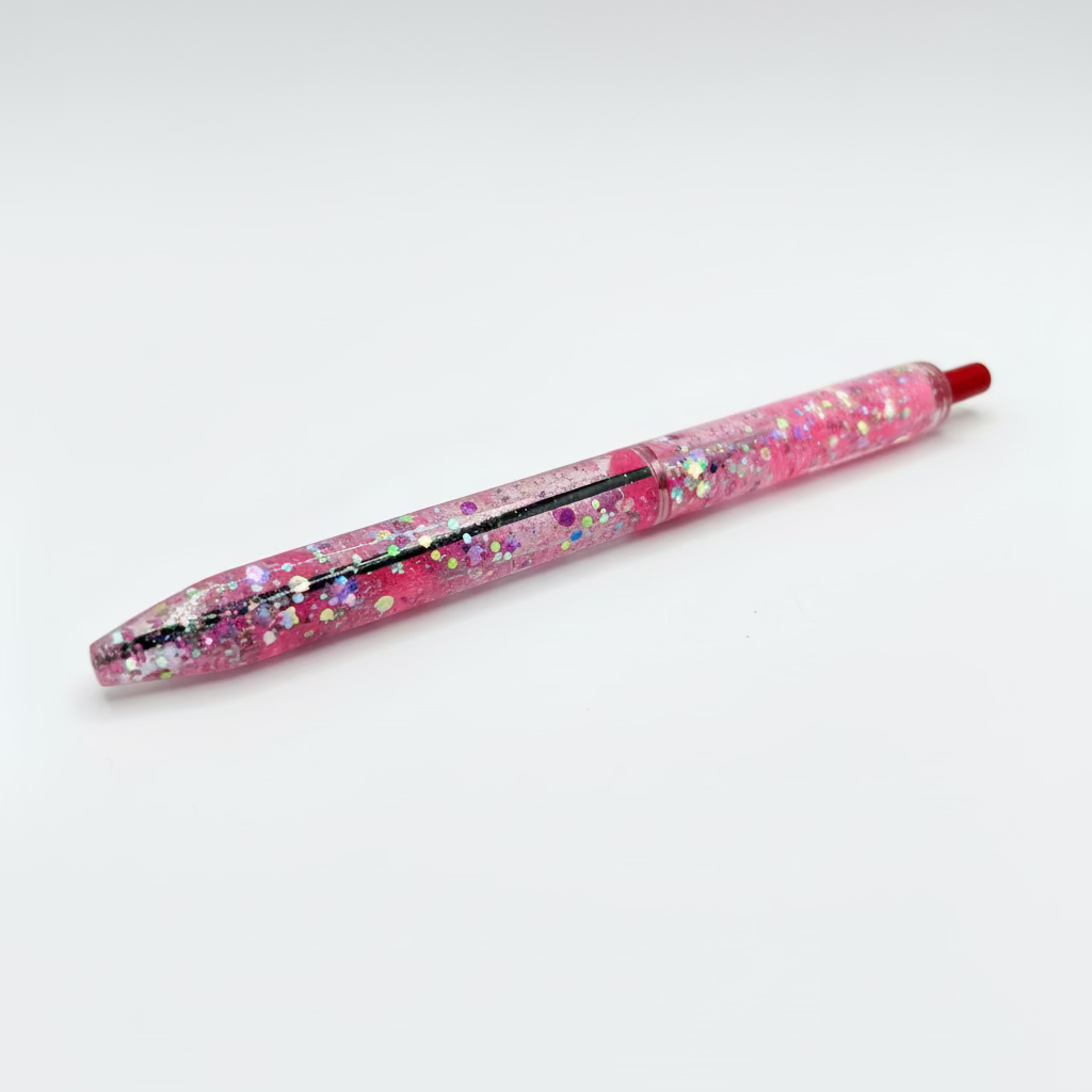 Sparkle floral pens