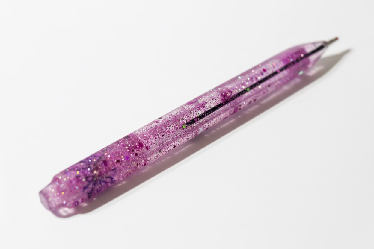 Sparkle floral pens