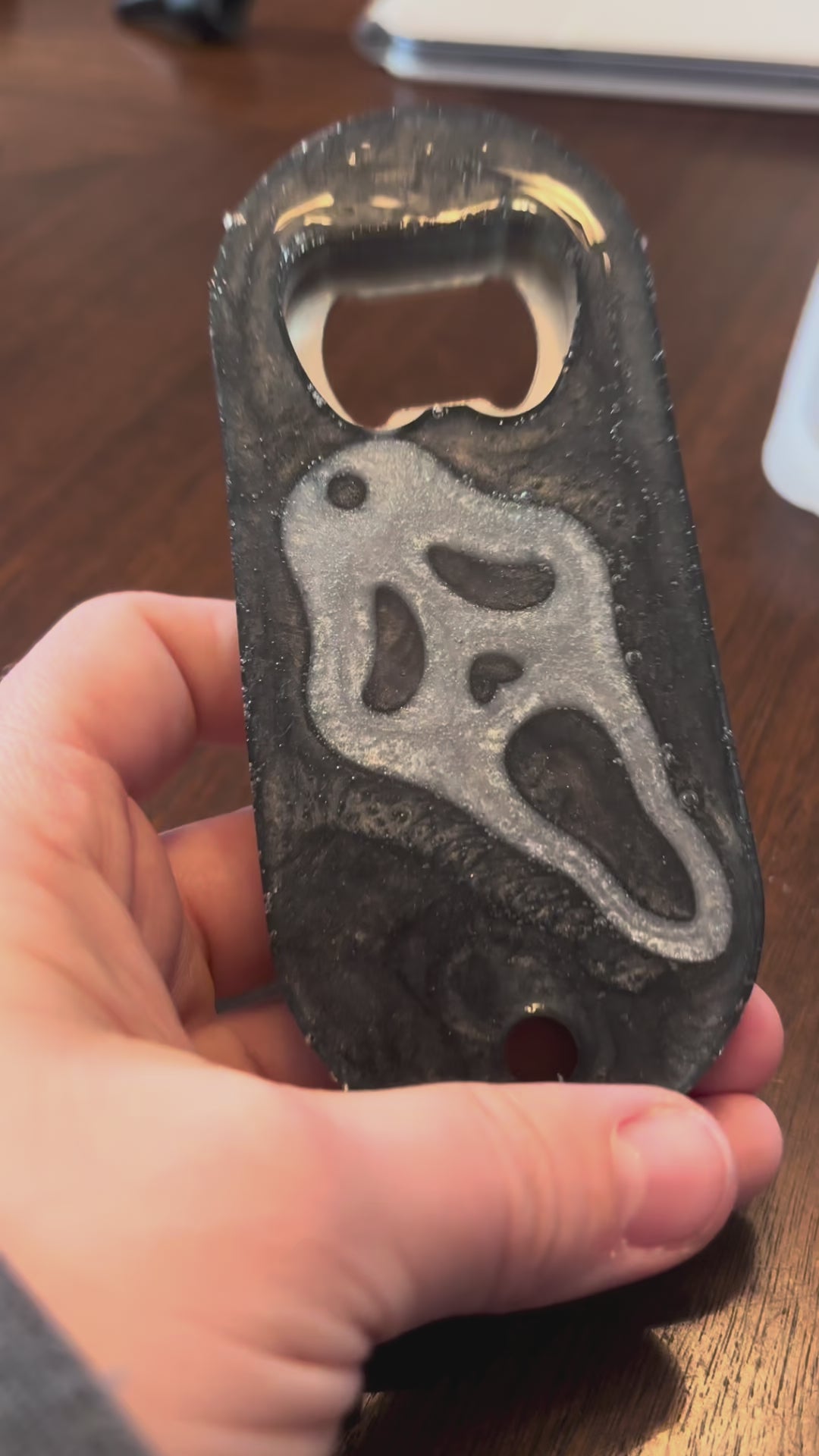 Ghost face bottle opener